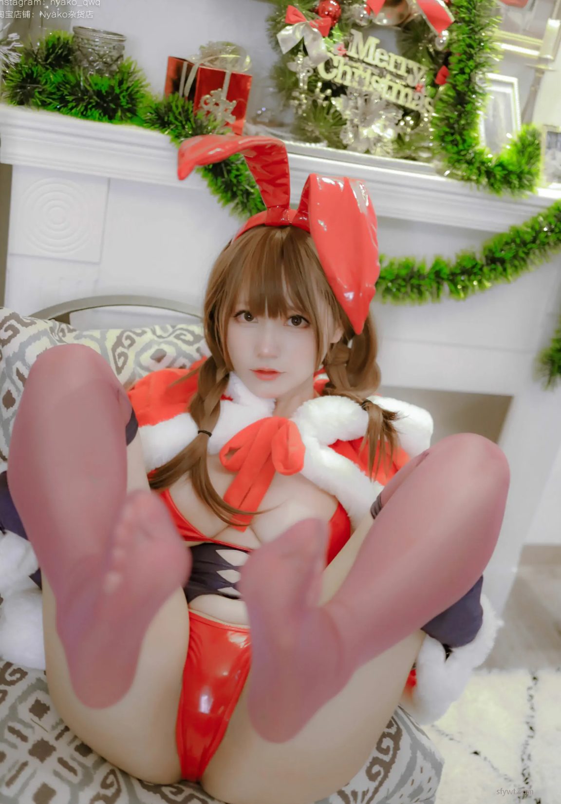 ģ Christmas (155P) [COS] Bunny @coserӰ ͼ @Nyako Ů 29ҳ 