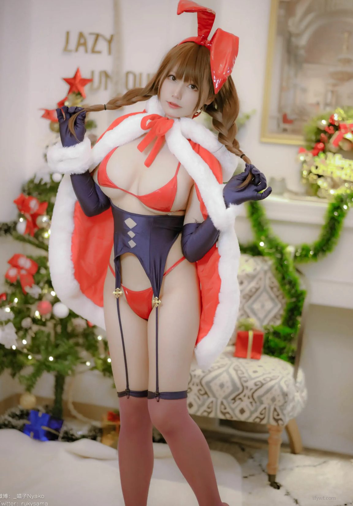 Christmas [COS] ģ Ů ͼ @Nyako @coserӰ Bunny (155P) 3ҳ 